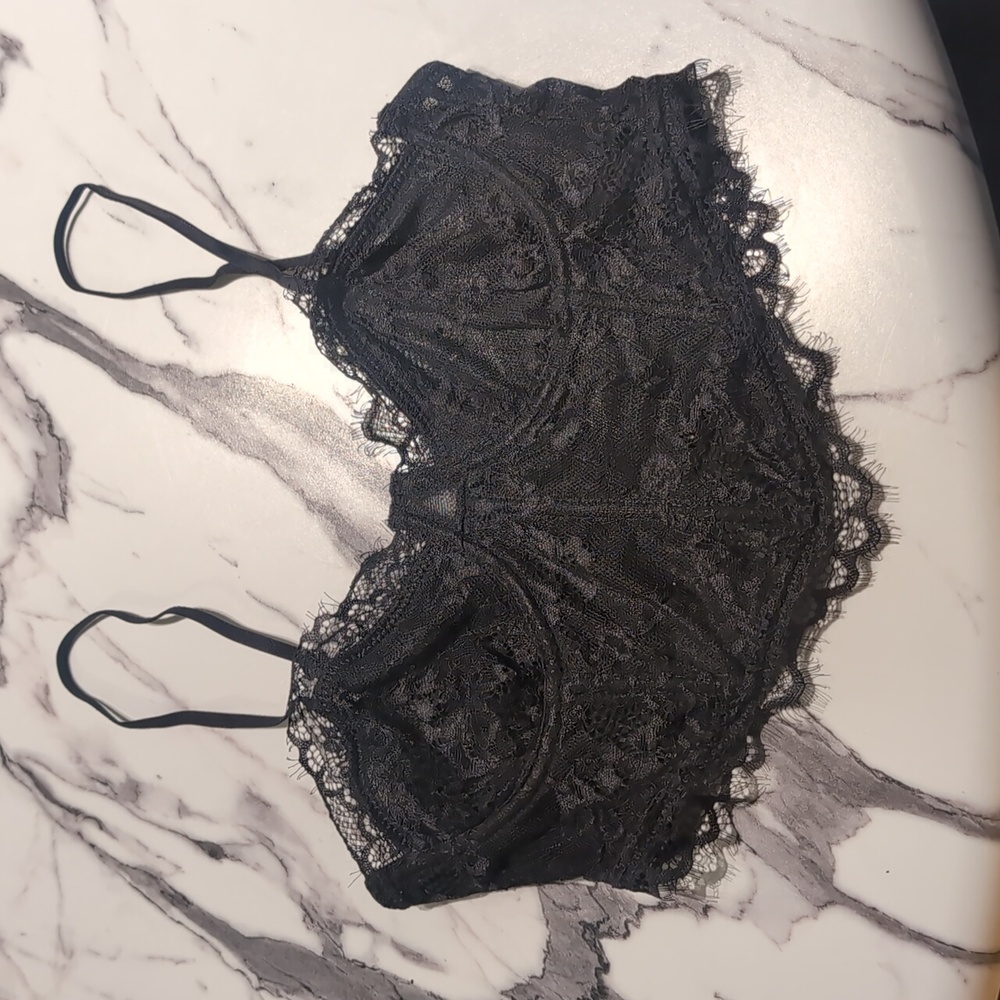Forever 21 Black Adjustable Corset Top